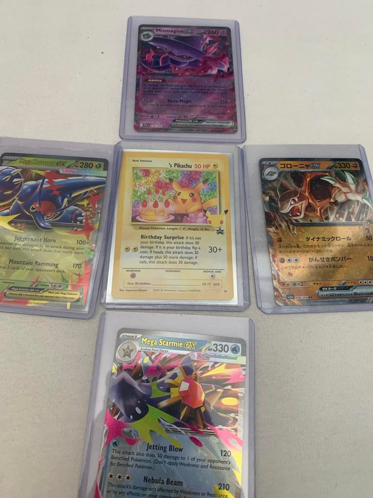 Pokémon Kaarten Collectie - EX, GX, Pikachu & Meer, Verzenden, Zo goed als nieuw, Meerdere kaarten, Foil