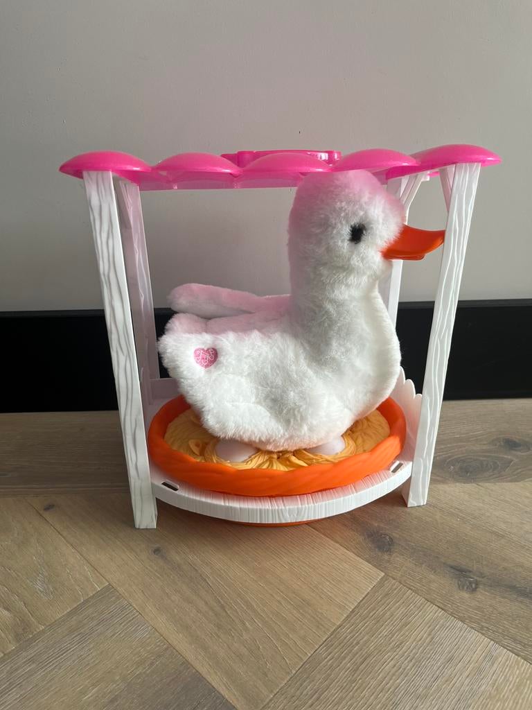 Mama eend met kuikens, Kinderen en Baby's, Ophalen of Verzenden, Nieuw, Babypop