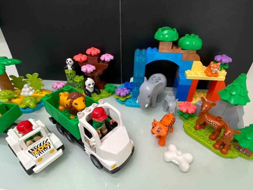 Lego Duplo dierentuin, Compleet, Ophalen of Verzenden, Zo goed als nieuw, Duplo