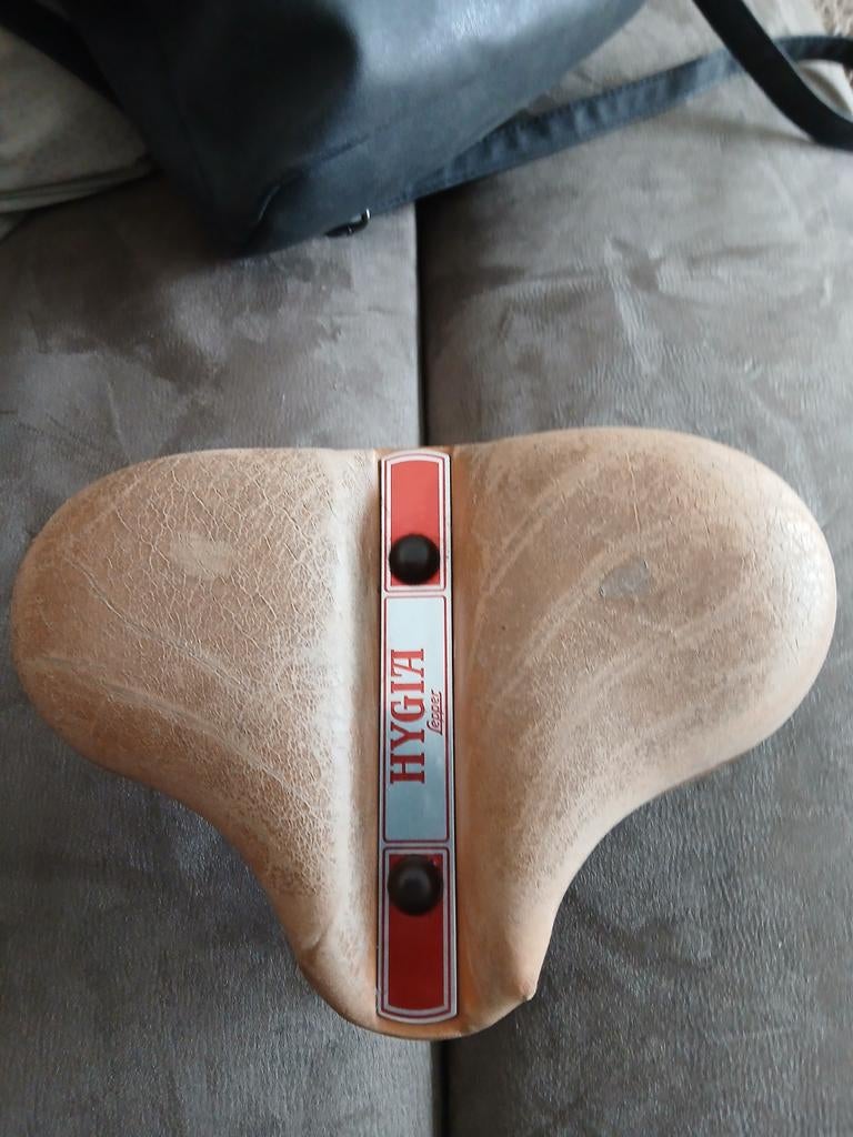 Hygia Lepper zadel vintage leer, Ophalen of Verzenden, Zadel, Leer
