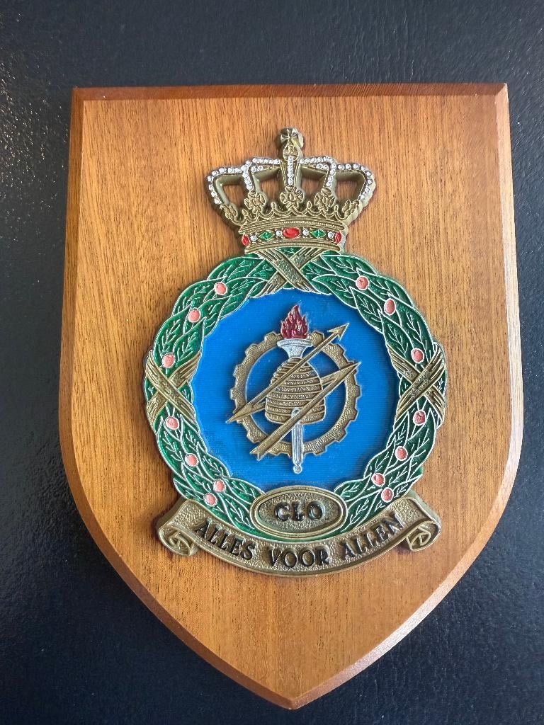 Wapenschild CLO Luchtmacht, Verzamelen, Ophalen of Verzenden, Luchtmacht, Nederland, Embleem of Badge
