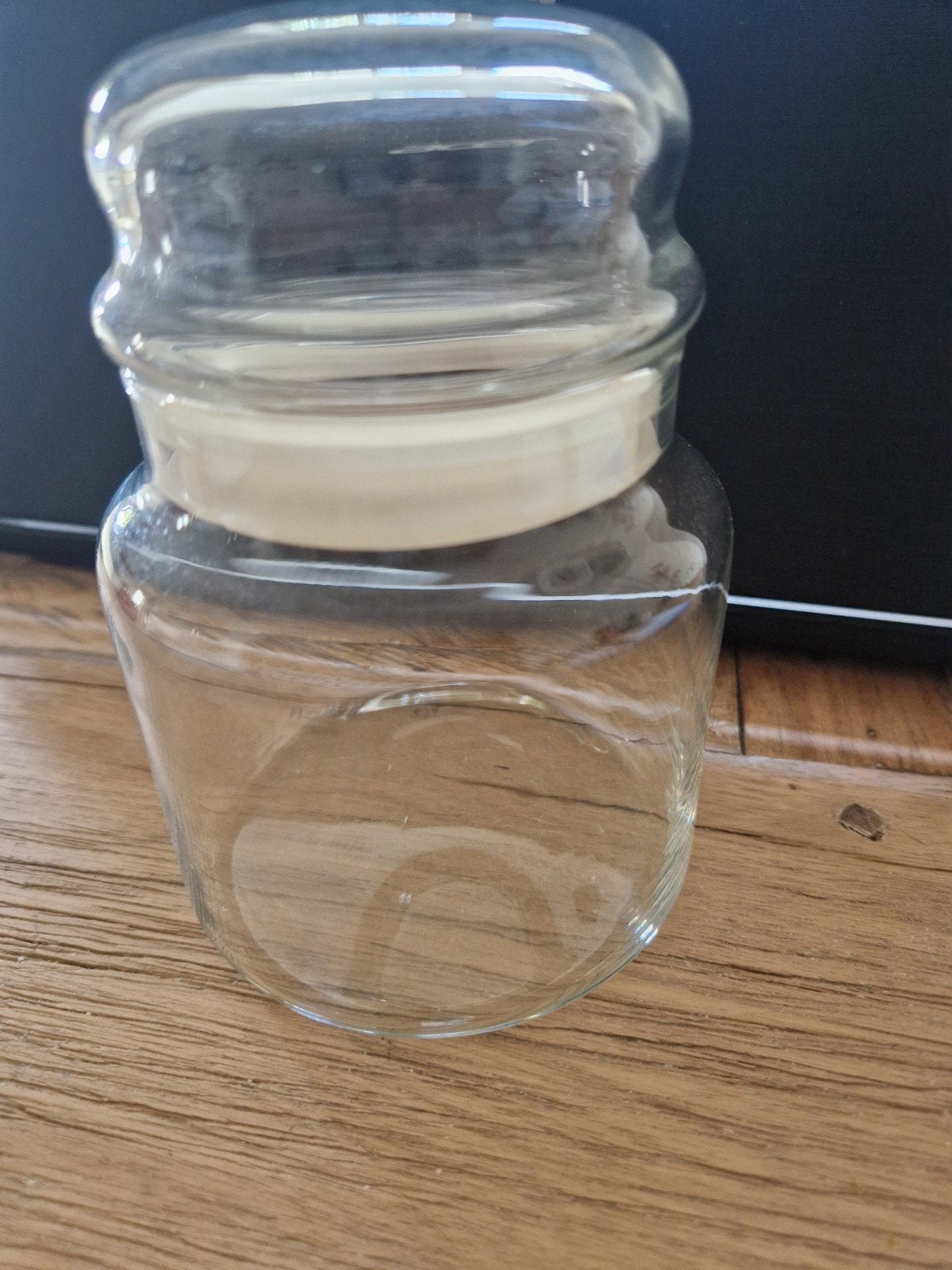 Gratis klein glazen (snoep) potje, Ophalen, Gebruikt, Glas