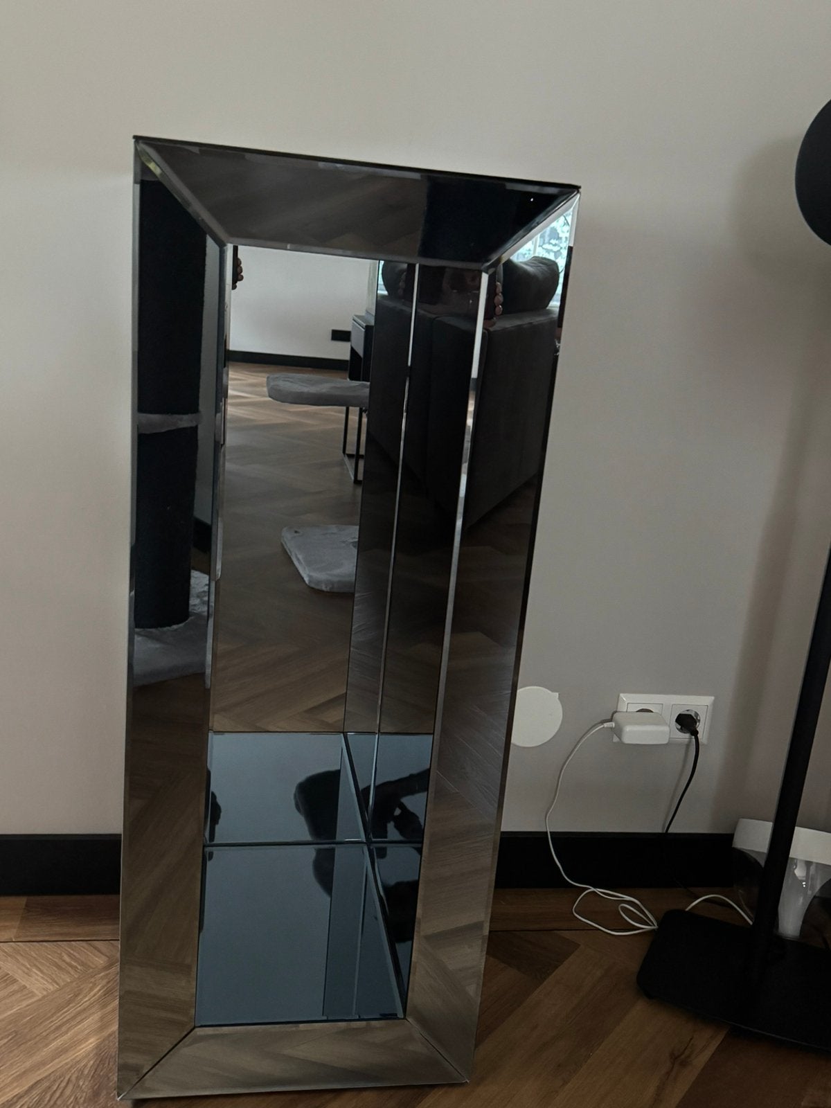 Glazen zuilen antraciet. 100x40x40, Computers en Software, Ophalen, Gebruikt