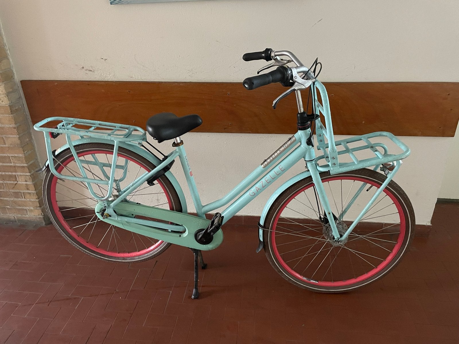 Gazelle fiets met versnellingen, framehoogte 49 cm, Gebruikt, Velgrem, 47 tot 50 cm, Versnellingen
