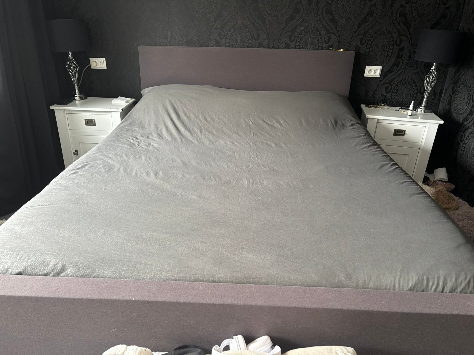 Boxspring, Ophalen, Zo goed als nieuw, Tweepersoons, 160 cm