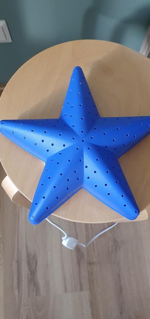 IKEA wandlamp kinderkamer blauwe ster, Huis en Inrichting, Lampen | Wandlampen, Ophalen of Verzenden, Gebruikt, Kunststof, Kinderkamer, speels, modern