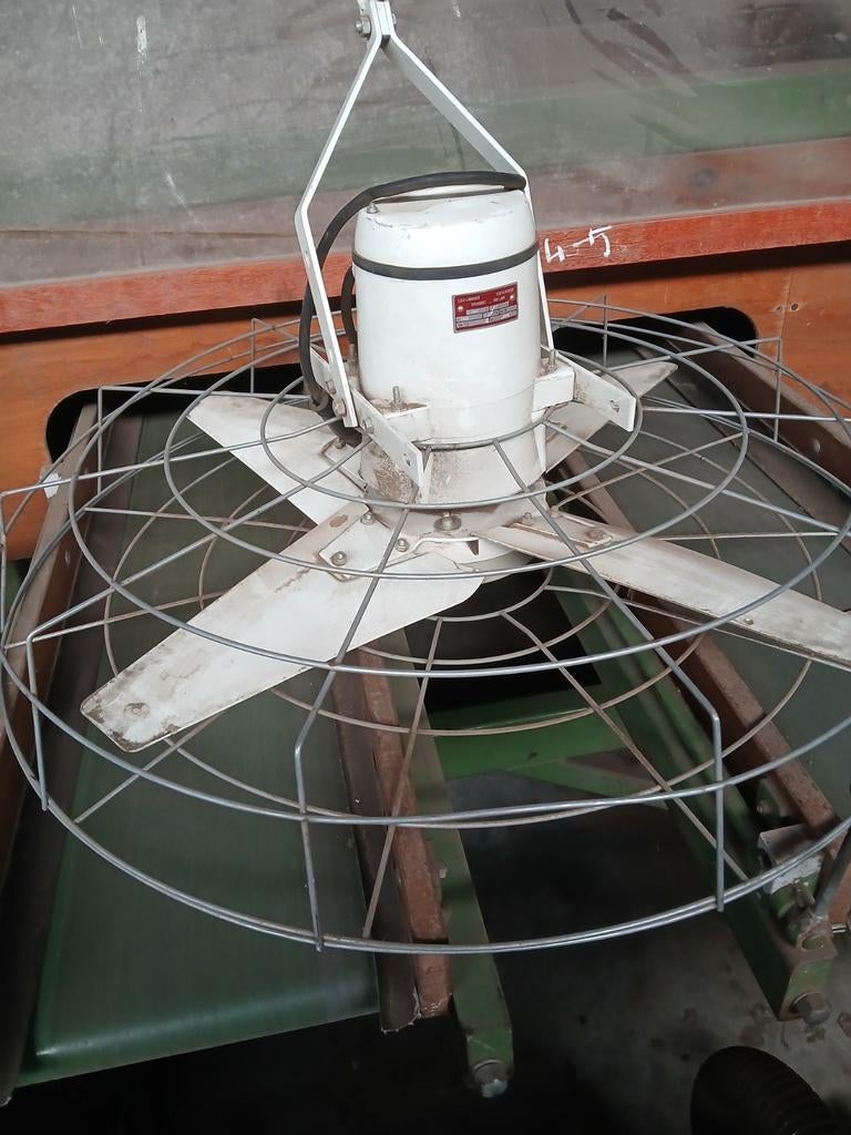 Ijsselmuiden plafondventilator, Ophalen, Gebruikt, Ventilator