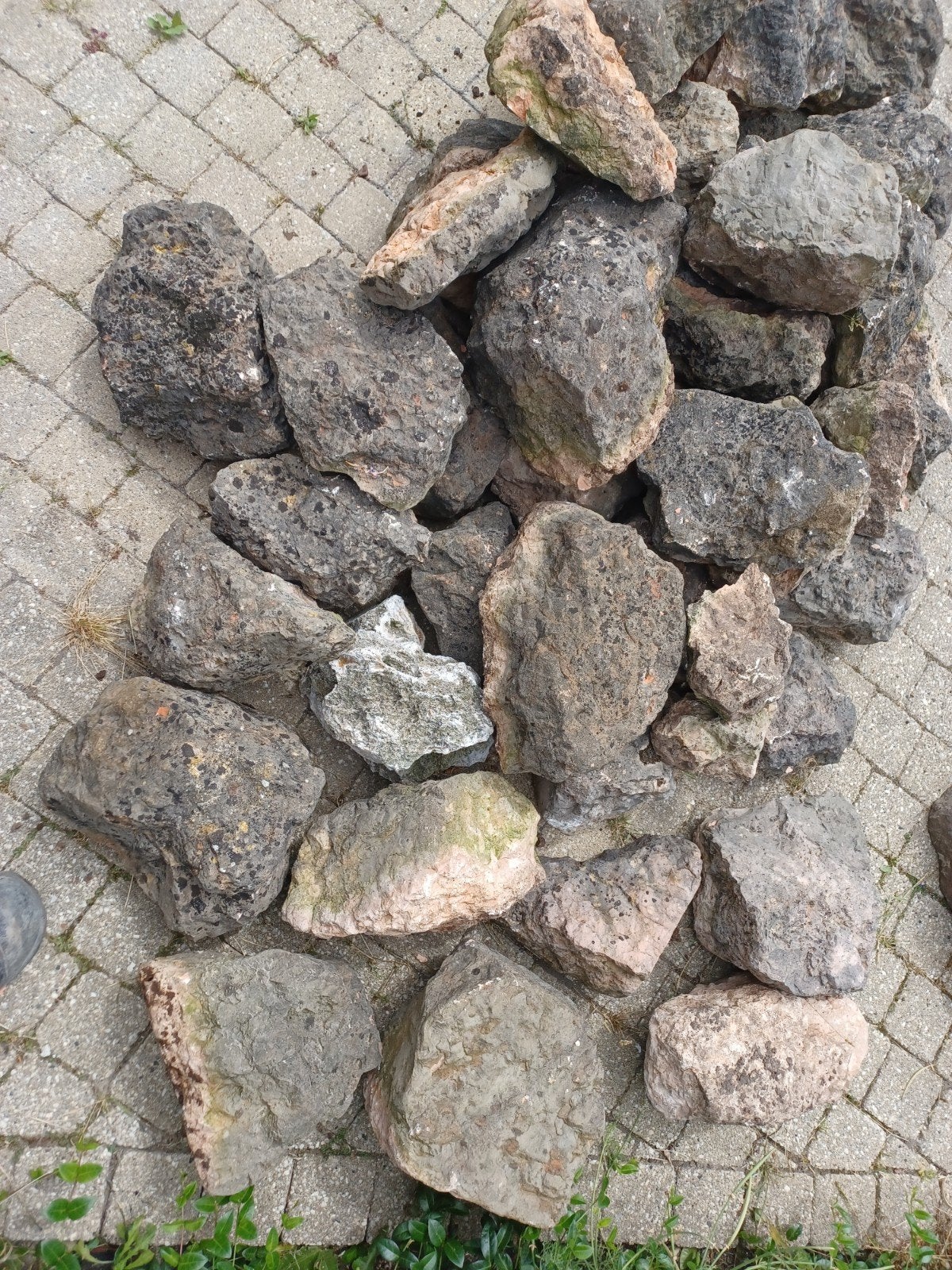 Grote partij rotsen/keien voor tuin of vijver, Tuin en Terras, Grind, Keien en Split, Ophalen, Overige materialen, Gebruikt, Kei