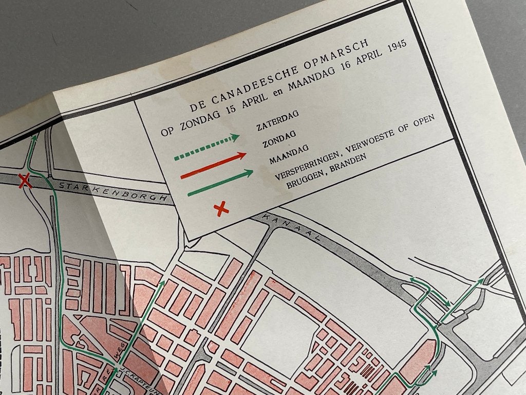 De bevrijding van Groningen (1945)  WO II  / Canadezen, Ophalen of Verzenden, Overige soorten, Nederland, Boek of Tijdschrift