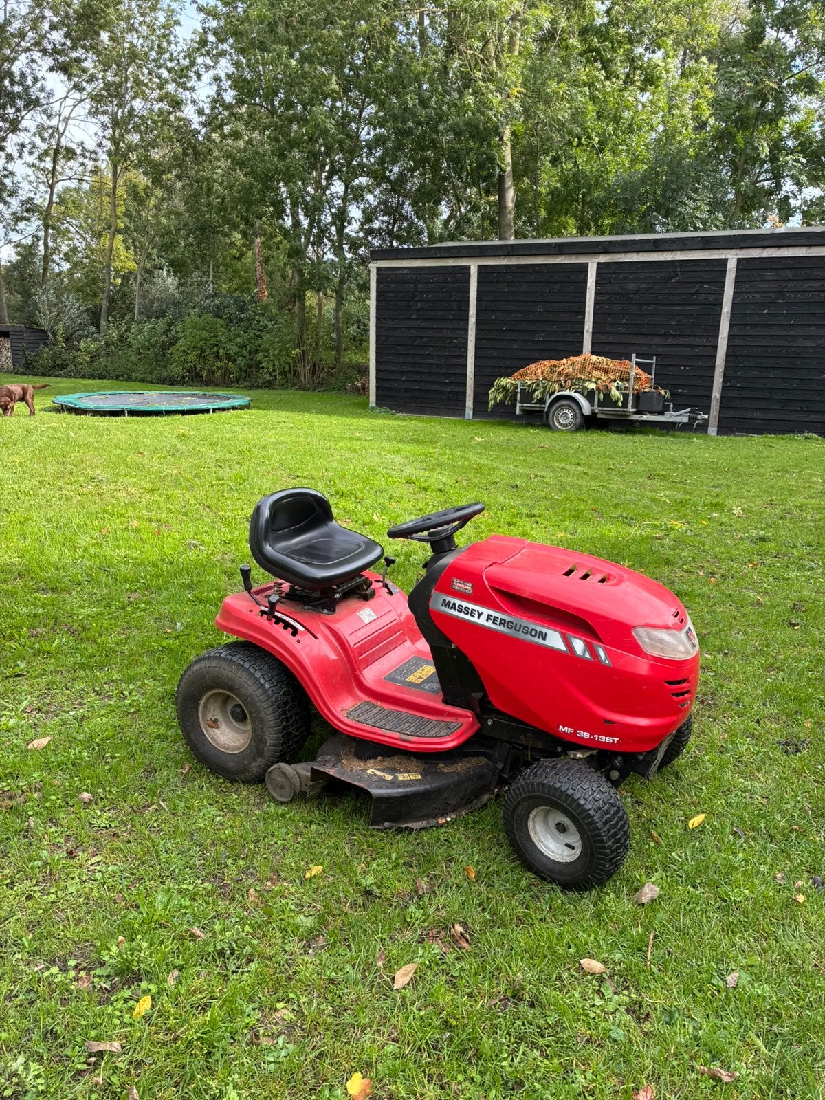 Zitmaaier met werk, Gebruikt, Ophalen of Verzenden, 90 tot 120 cm, Elektrische starter