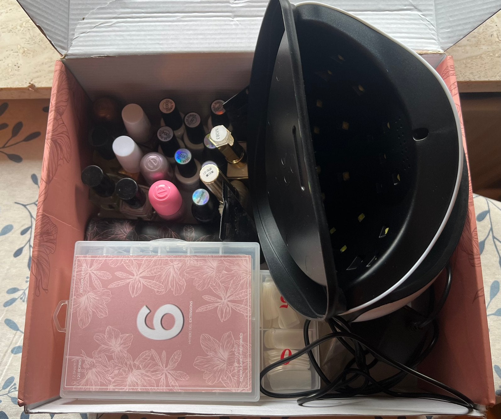 Nagelset – 2 UV/LED Lampen, Gellak, Gel & Nagelaccessoires, Sieraden, Tassen en Uiterlijk, Ophalen, Zo goed als nieuw, Overige kleuren