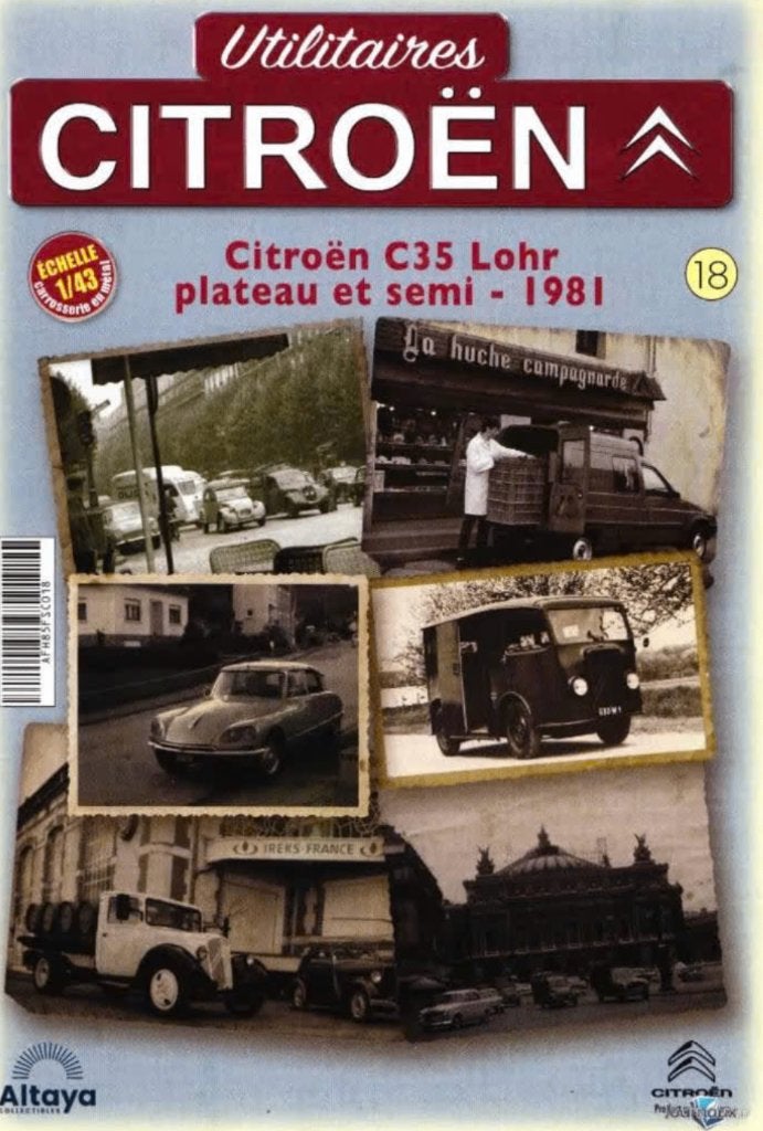 Citroen U23 Takelwagen 1953 1/43 Utilitaires Citroen # 22, Verzenden, Nieuw, Bus of Vrachtwagen, Overige merken