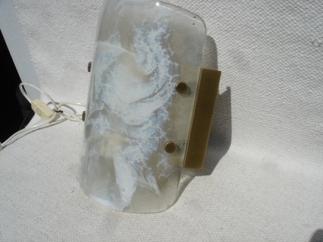 Vintage Murano glazen wandlamp Hillebrand,1970, Huis en Inrichting, Lampen | Wandlampen, Gebruikt, Ophalen of Verzenden, Wandlamp