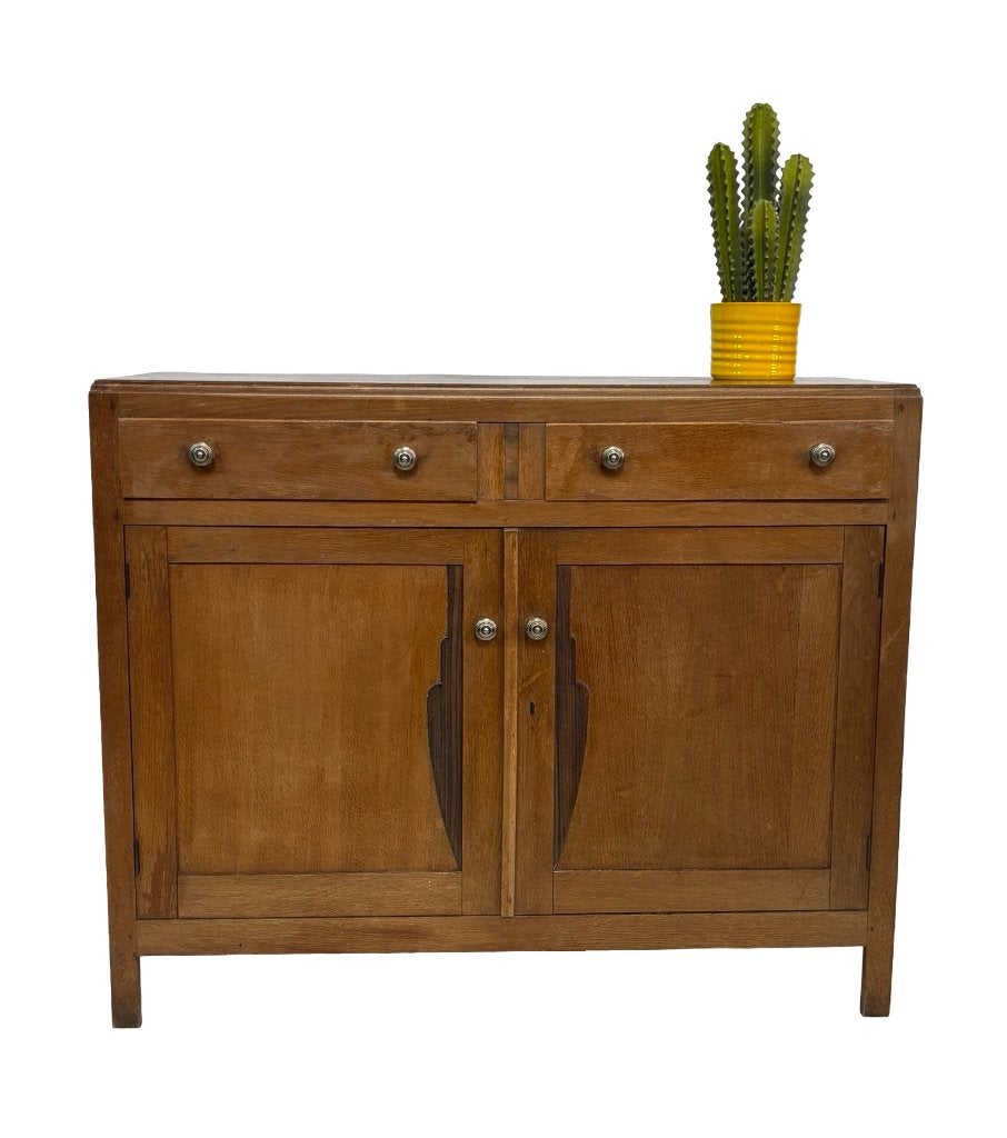 Antieke Eiken Art Deco Kastje Compact Design Gangkast, Antiek en Kunst, Ophalen of Verzenden