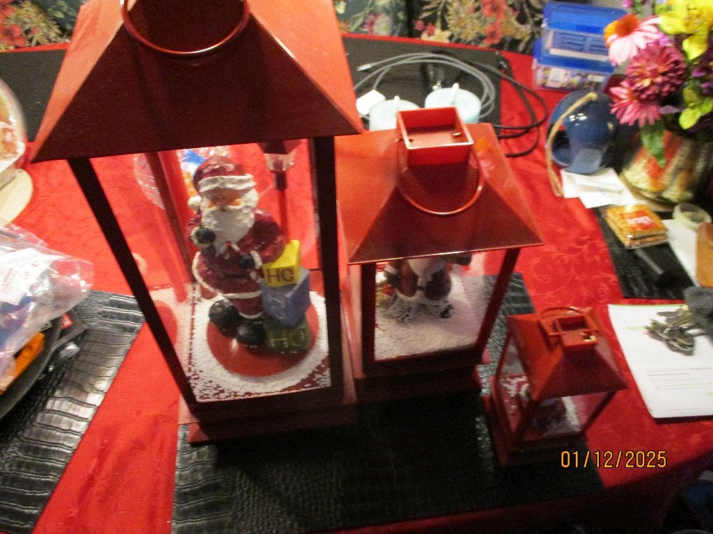 Te koop Kerst lantaarns., Ophalen, Zo goed als nieuw