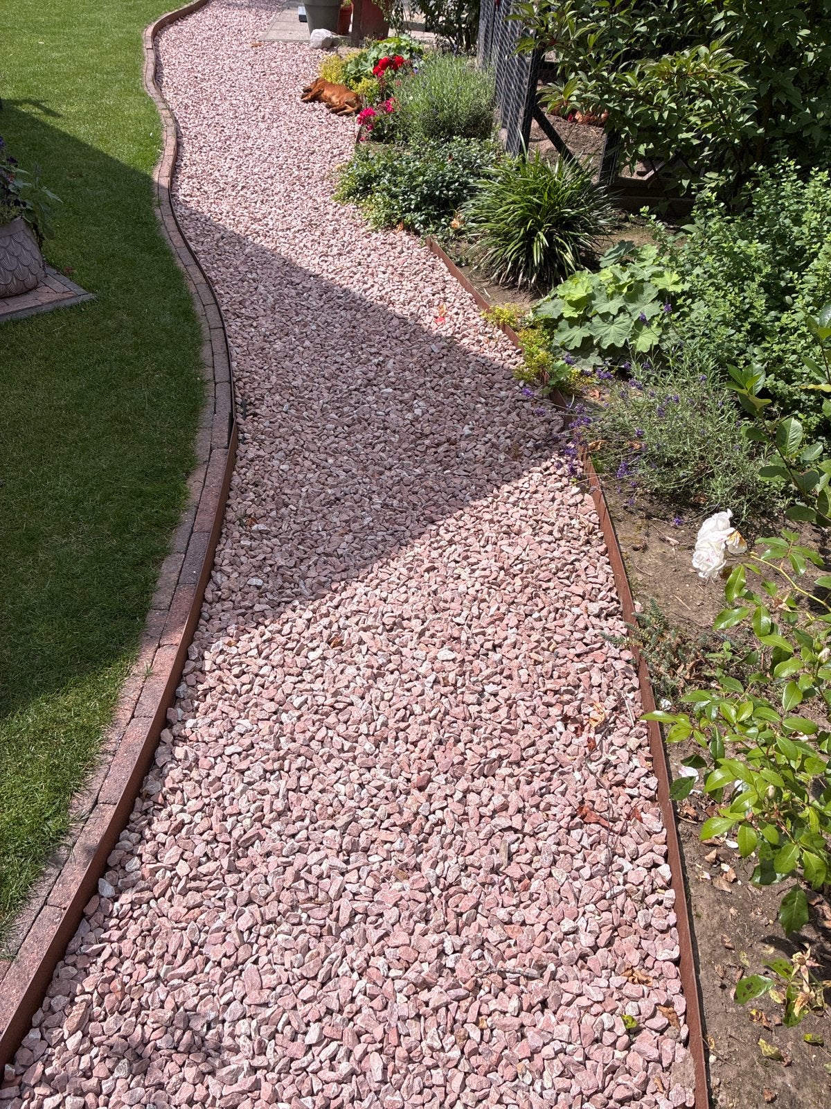 Roze Split voor Tuinpad of Decoratie, Tuin en Terras, Grind, Keien en Split, Ophalen, Overige materialen, Gebruikt, Split