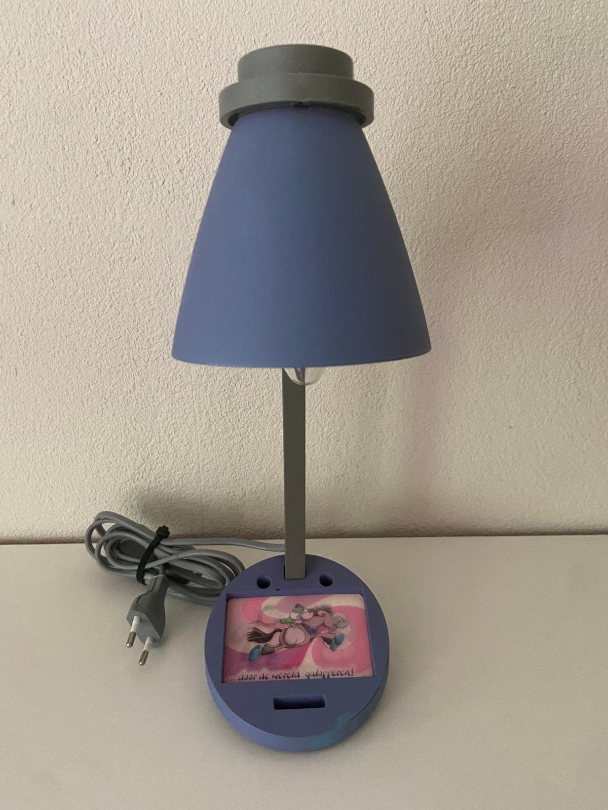 Diddl - Diddlina/Galupy lamp, Huis en Inrichting, Lampen | Tafellampen, Gebruikt, Kunststof, Metaal, Ophalen of Verzenden