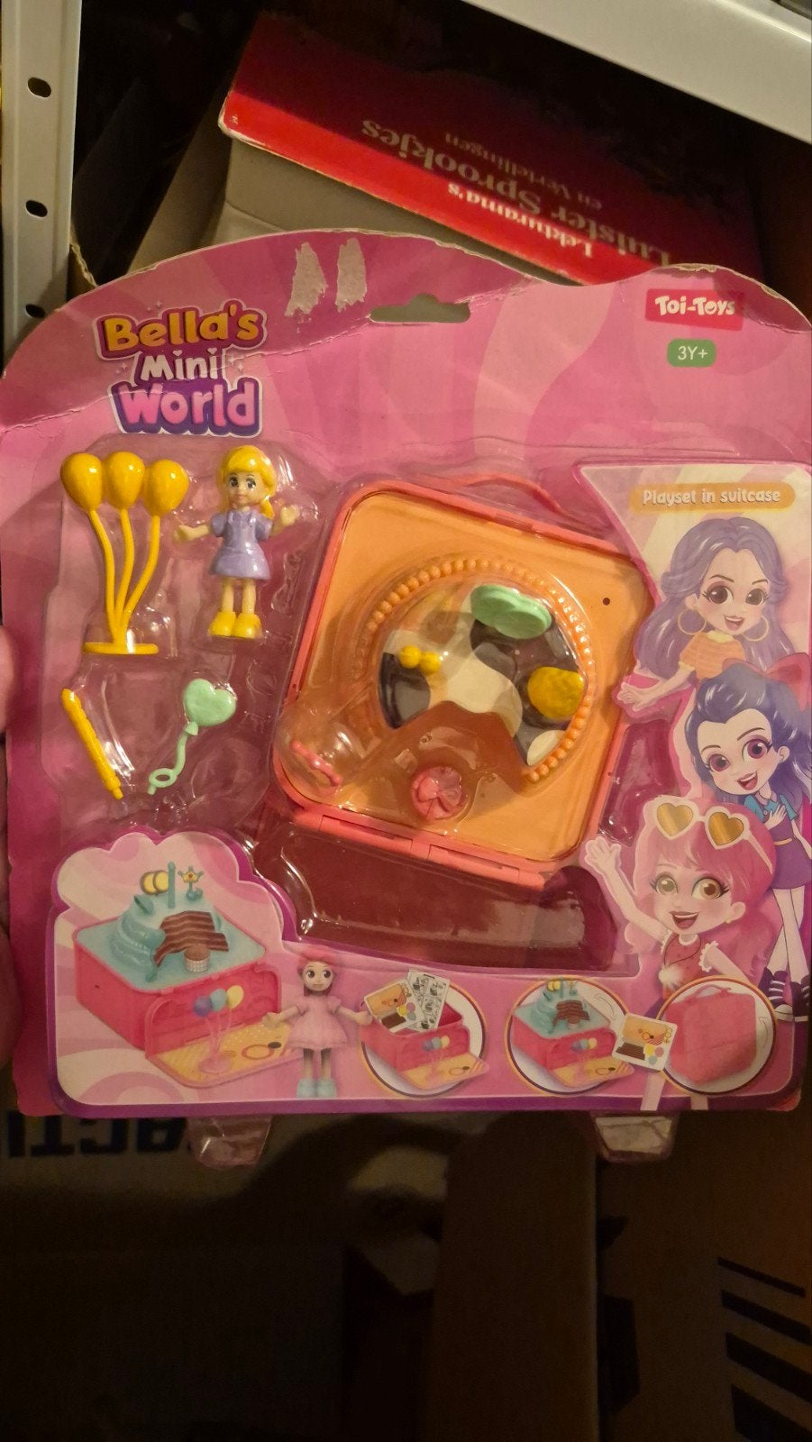 Bella's Mini World Playset in Koffer - Toi-Toys, Ophalen of Verzenden