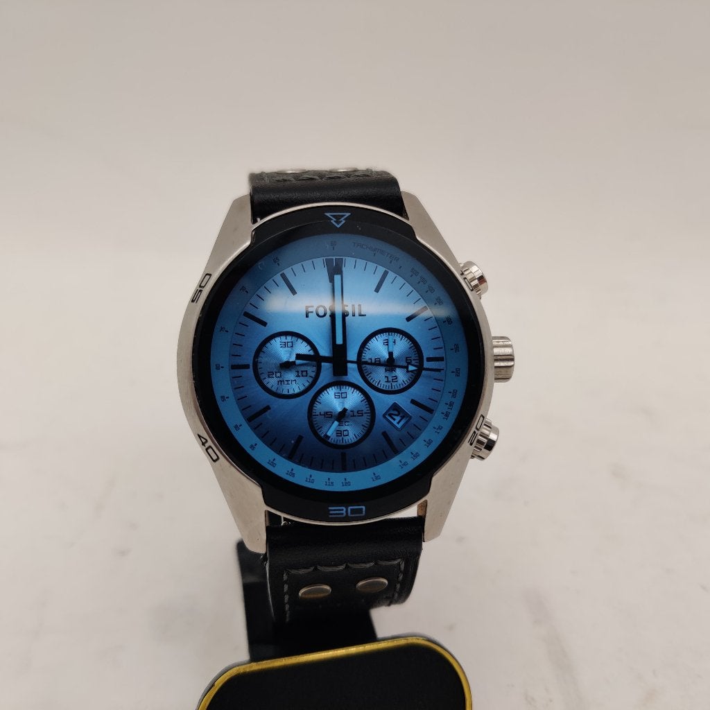 Fossil coachman chronograph Horloge nu voor €59.99, F, F, Ophalen of Verzenden, Zo goed als nieuw