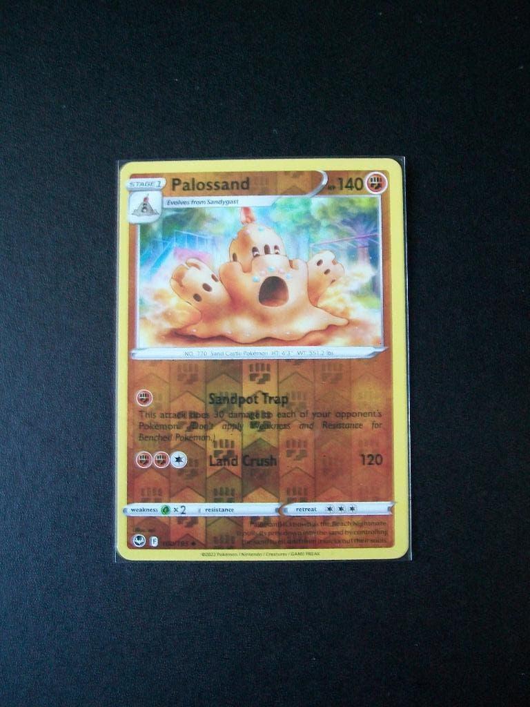 1545: Nieuwe PokemonKaart holofoil PALOSSAND HP140 (108/195), Verzenden, Nieuw, Losse kaart, Foil