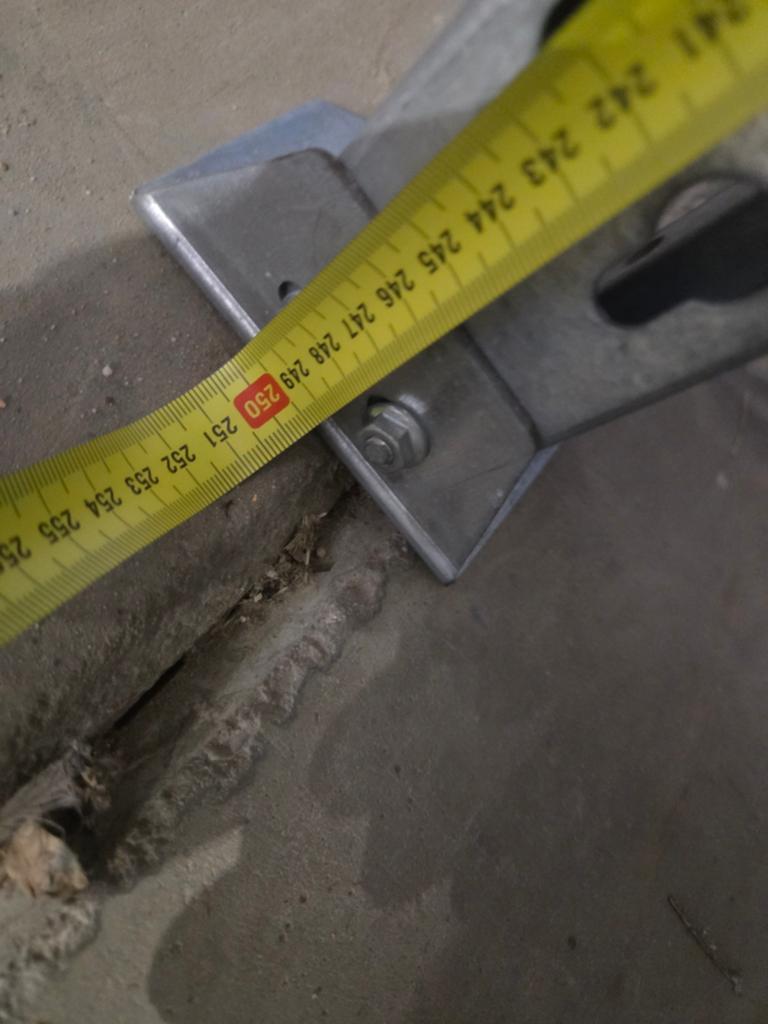 Magazijnstelling grootvakstelling 2.5x0.8x2.3m, Doe-het-zelf en Verbouw, Ophalen, Gebruikt, 50 mm of meer, Pallet