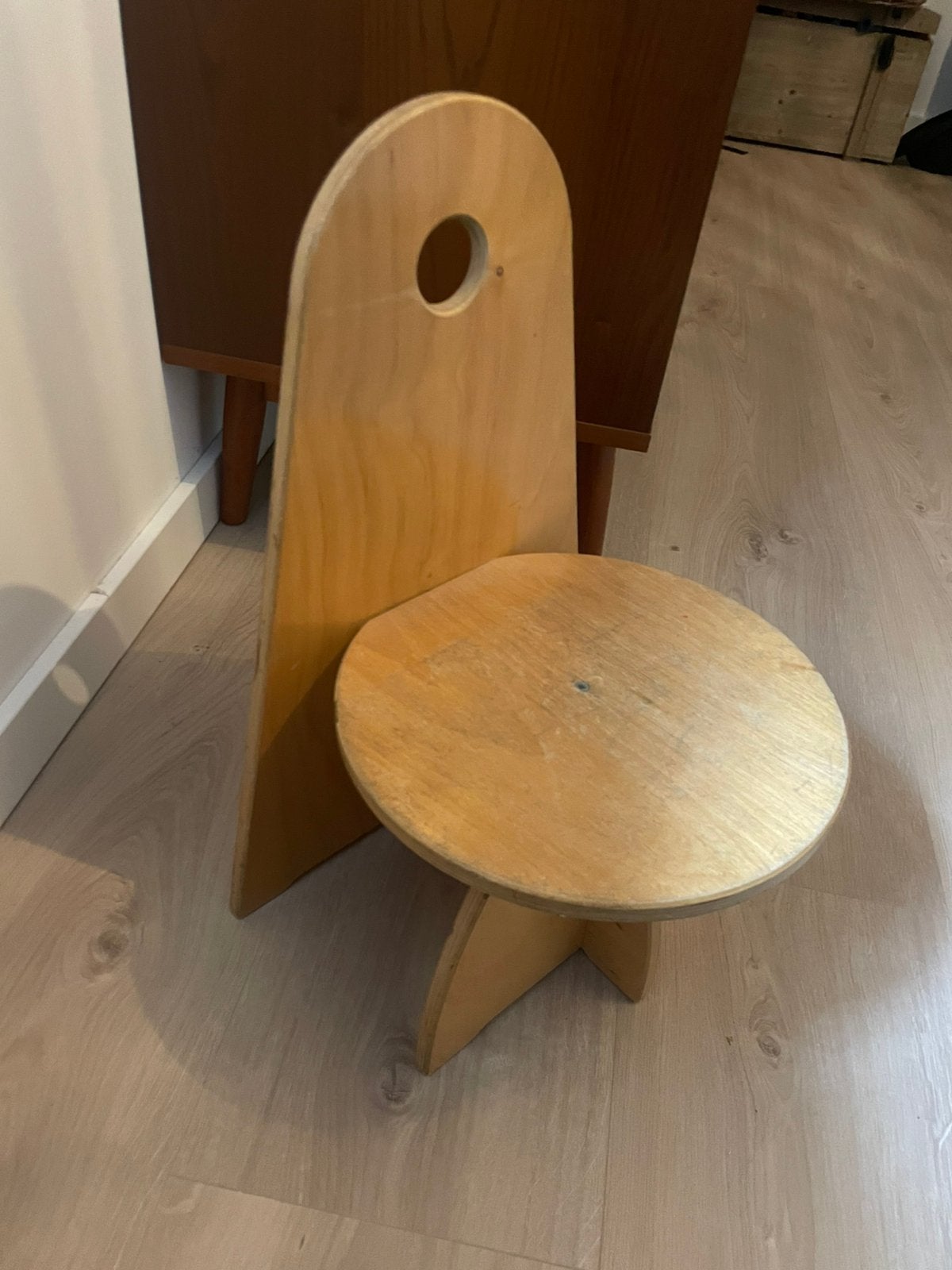 Ado Apollo peuterstoeltje hout, Ophalen, Gebruikt, Stoel(en)