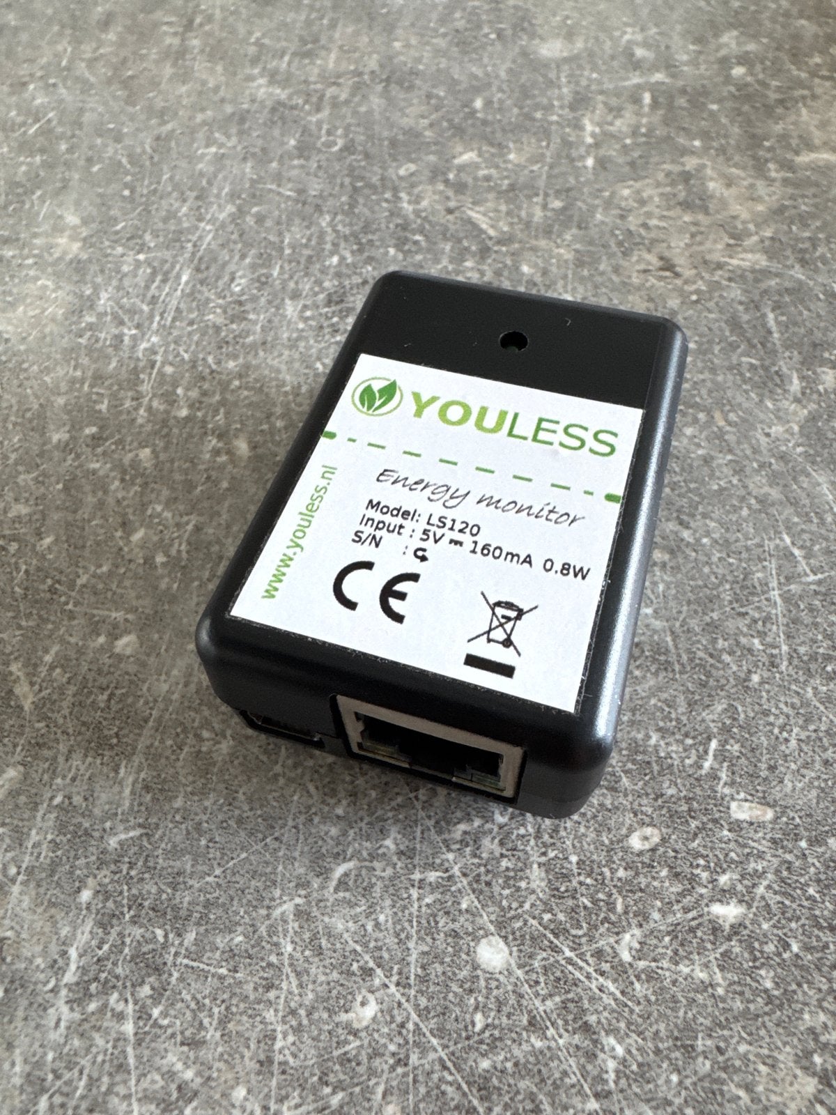 Youless LS110 Energiemeter - Slim Energieverbruik Meten, Verzenden, Zo goed als nieuw