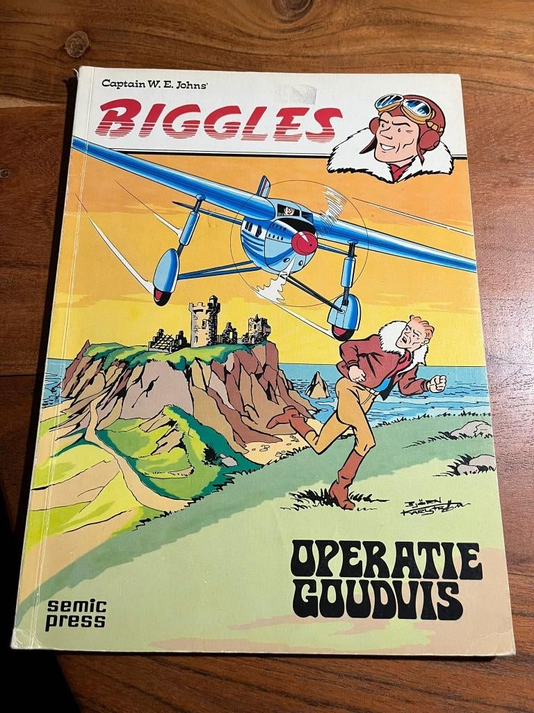 Biggles – Operatie Goudvis, Eén stripboek, Ophalen of Verzenden, Zo goed als nieuw