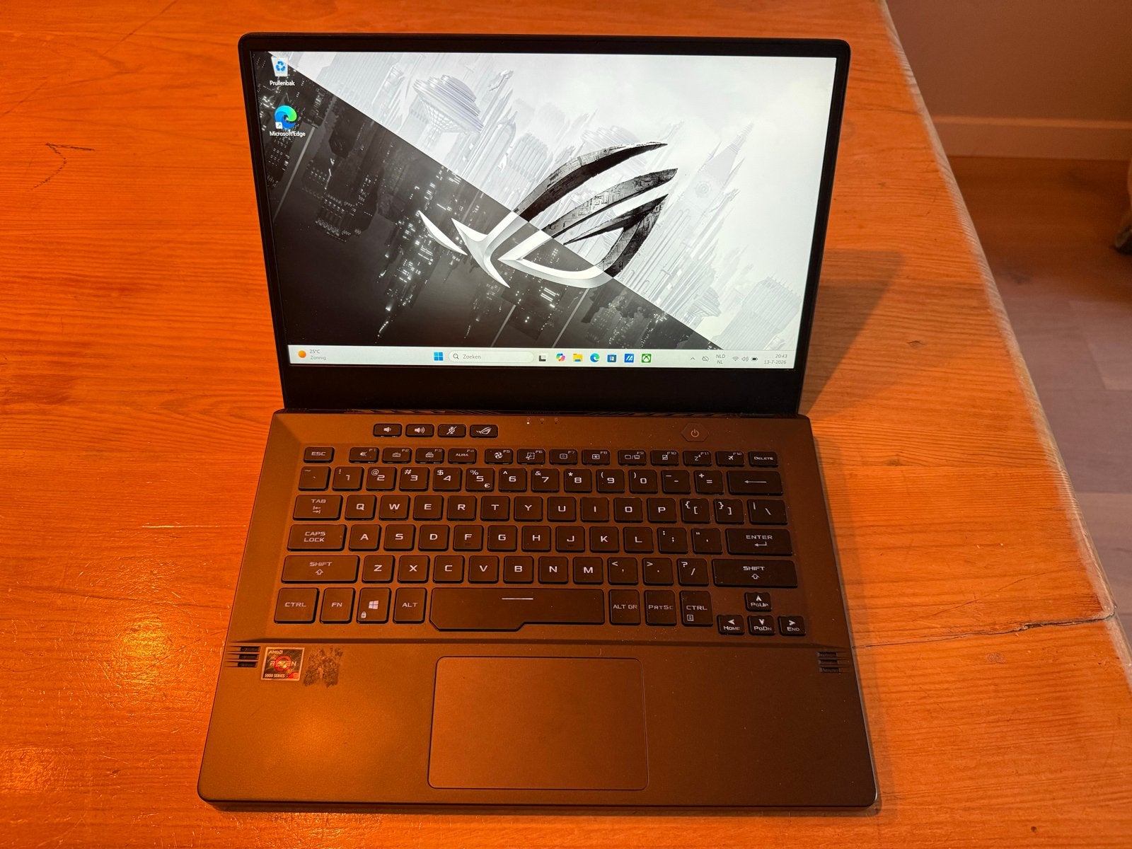ASUS ROG Zephyrus G14 Gaming Laptop, Computers en Software, Windows Laptops, Gebruikt, 14 inch, SSD, 4 Ghz of meer, 16 GB, Qwerty