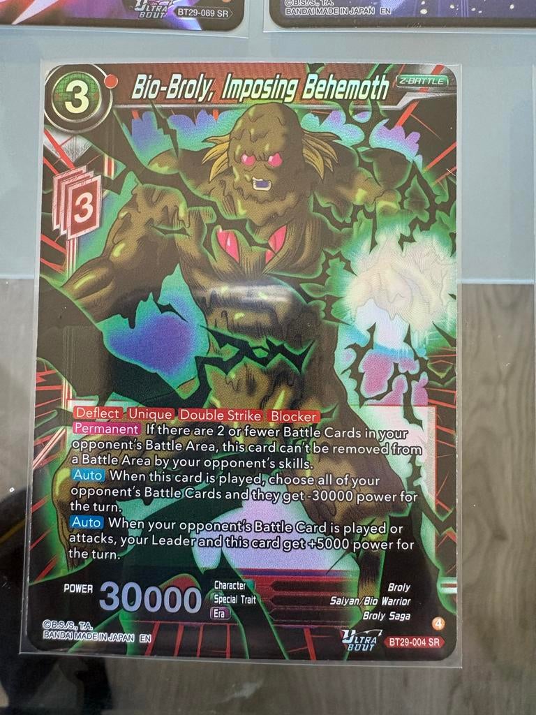 Dragon Ball Super Card Game - Z-Battle Kaarten, Ophalen of Verzenden, Zo goed als nieuw