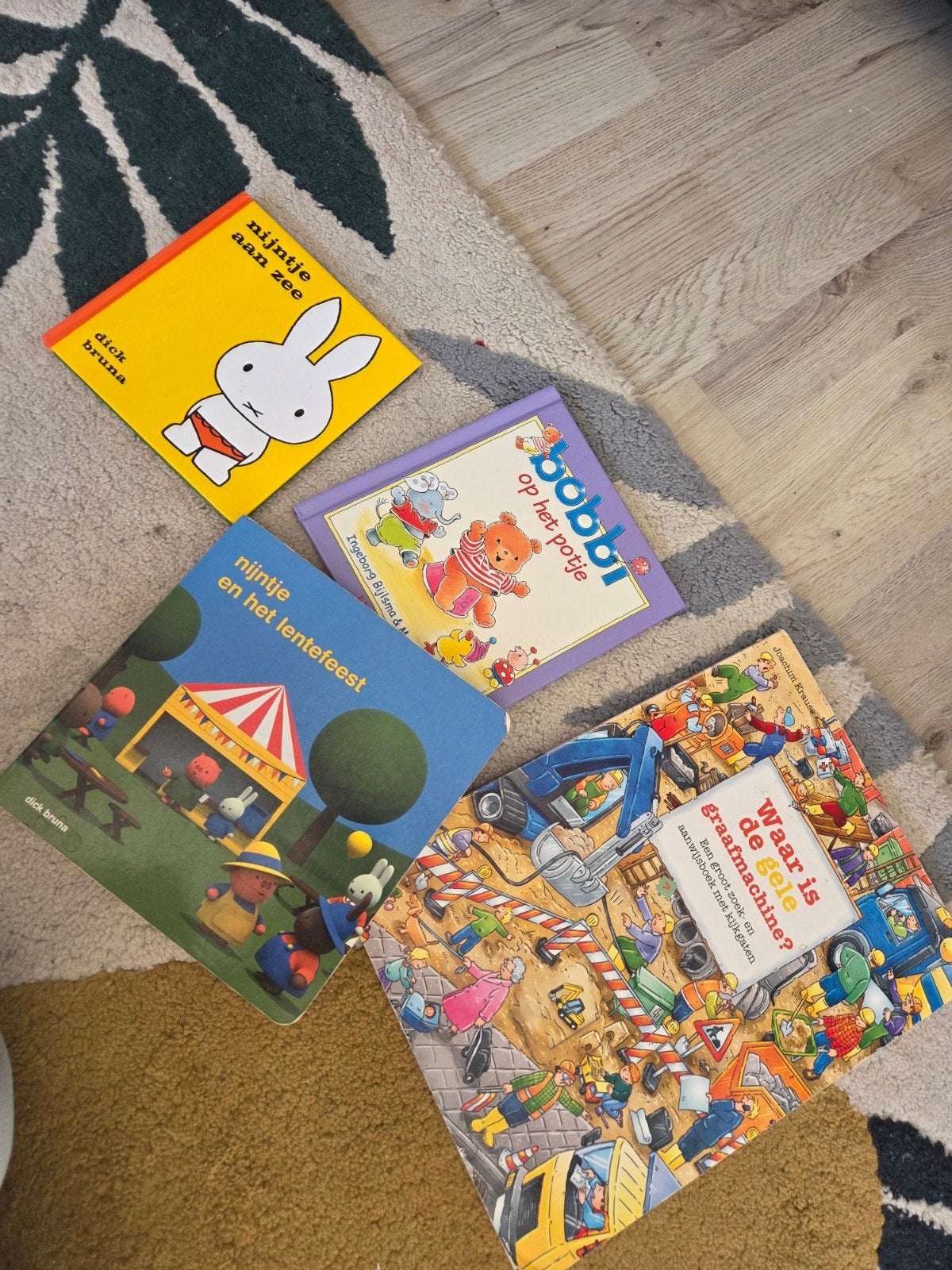 Diverse kinderboeken: Nijntje, Bobbi en zoekboek, Boeken, Ophalen, Gelezen, Dick Bruna, Ingeborg Bijlsma & M. en Joachim Krause