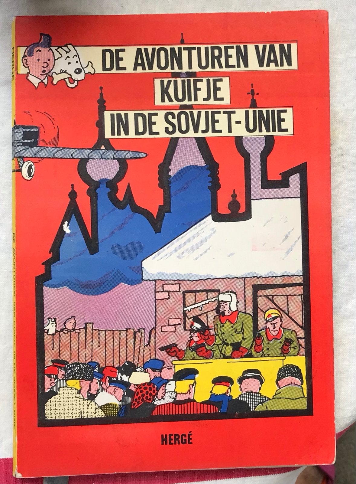 Kuifje in de Sovjet-Unie - Eerste Kuifje!, Boeken, Eén stripboek, Ophalen of Verzenden, Gelezen
