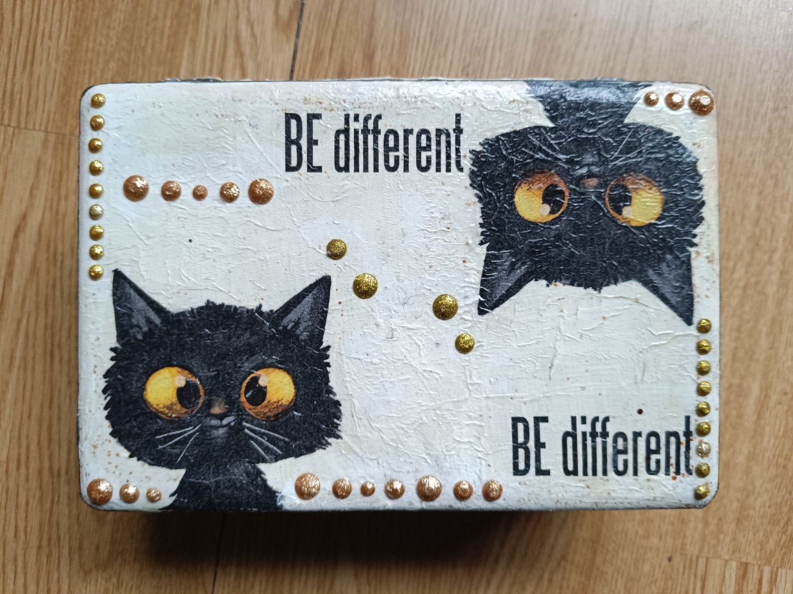 Cats - Deco - Opberg blik, Ophalen of Verzenden, Nieuw, Rechthoekig