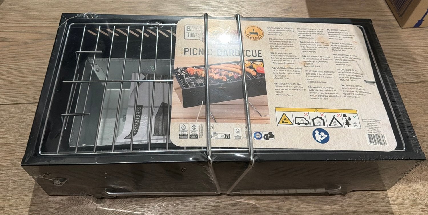 Picnic barbecue, Ophalen, Nieuw