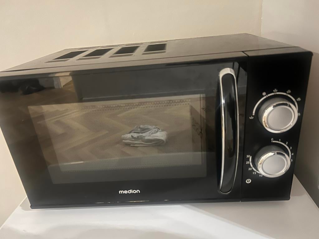 Microwave MEDION, Ophalen, Draaiplateau, Magnetron, Zo goed als nieuw