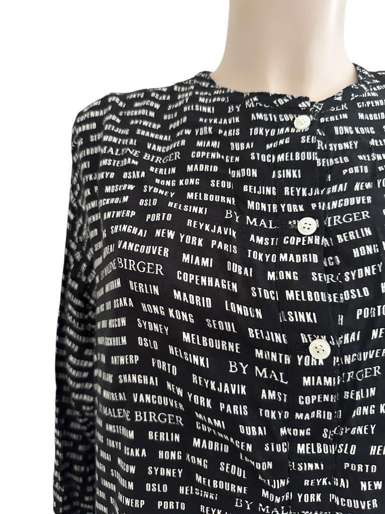 By Malene Birger blouse S, Zwart, Ophalen of Verzenden, Zo goed als nieuw
