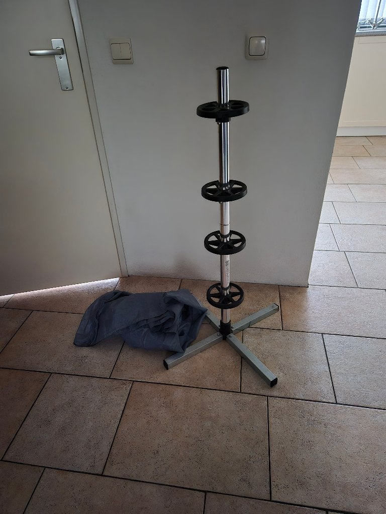 Velgenboom / bandenstandaard inclusief hoes, Ophalen of Verzenden, Zo goed als nieuw