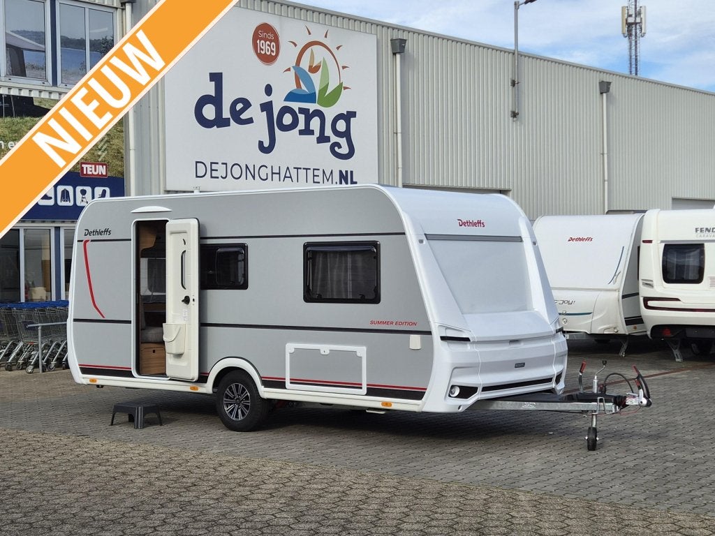Dethleffs Summer Edition 460 EL, Serviceluik, Standaardzit, Bedrijf, Tot en met 3