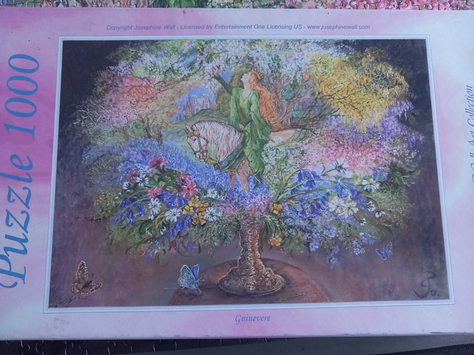 josephine wall puzzel 1000stukjes/Guinevere, Ophalen of Verzenden, 500 t/m 1500 stukjes, Zo goed als nieuw