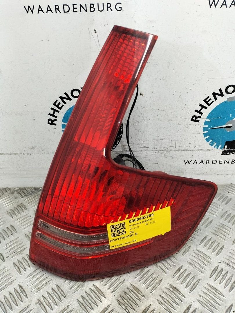 CITROEN C4 ACHTERLICHT R 2006, Ophalen of Verzenden, Gebruikt, ARN erkend
