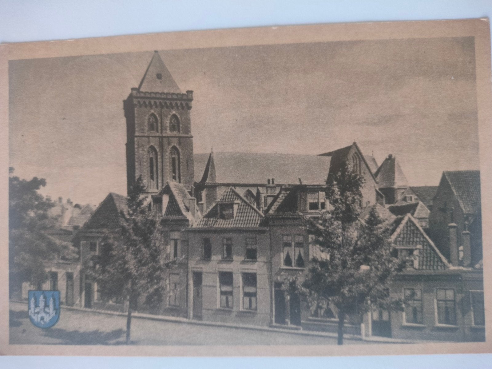 Ansichtkaart Kampen - Burgwal (1949), Ophalen of Verzenden, 1940 tot 1960, Gelopen, Overijssel