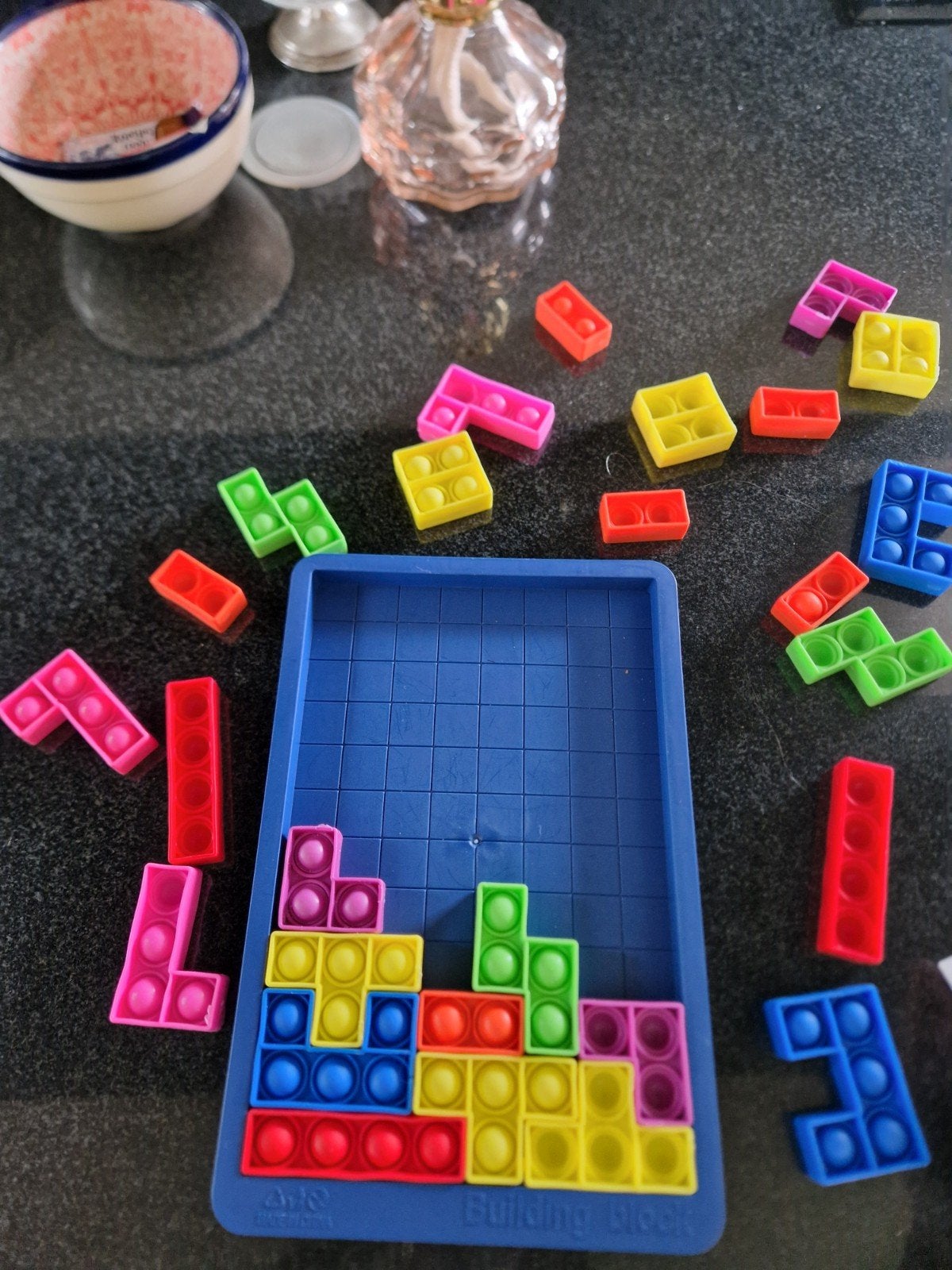 pop it building puzzle (27 stuks, niet oncompleet), Ophalen, Zo goed als nieuw
