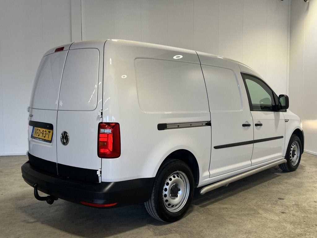 Volkswagen Caddy 2.0 TDI L2H1 BMT Maxi C-Edition | Navigatie, Stof, Gebruikt, Volkswagen, Wit