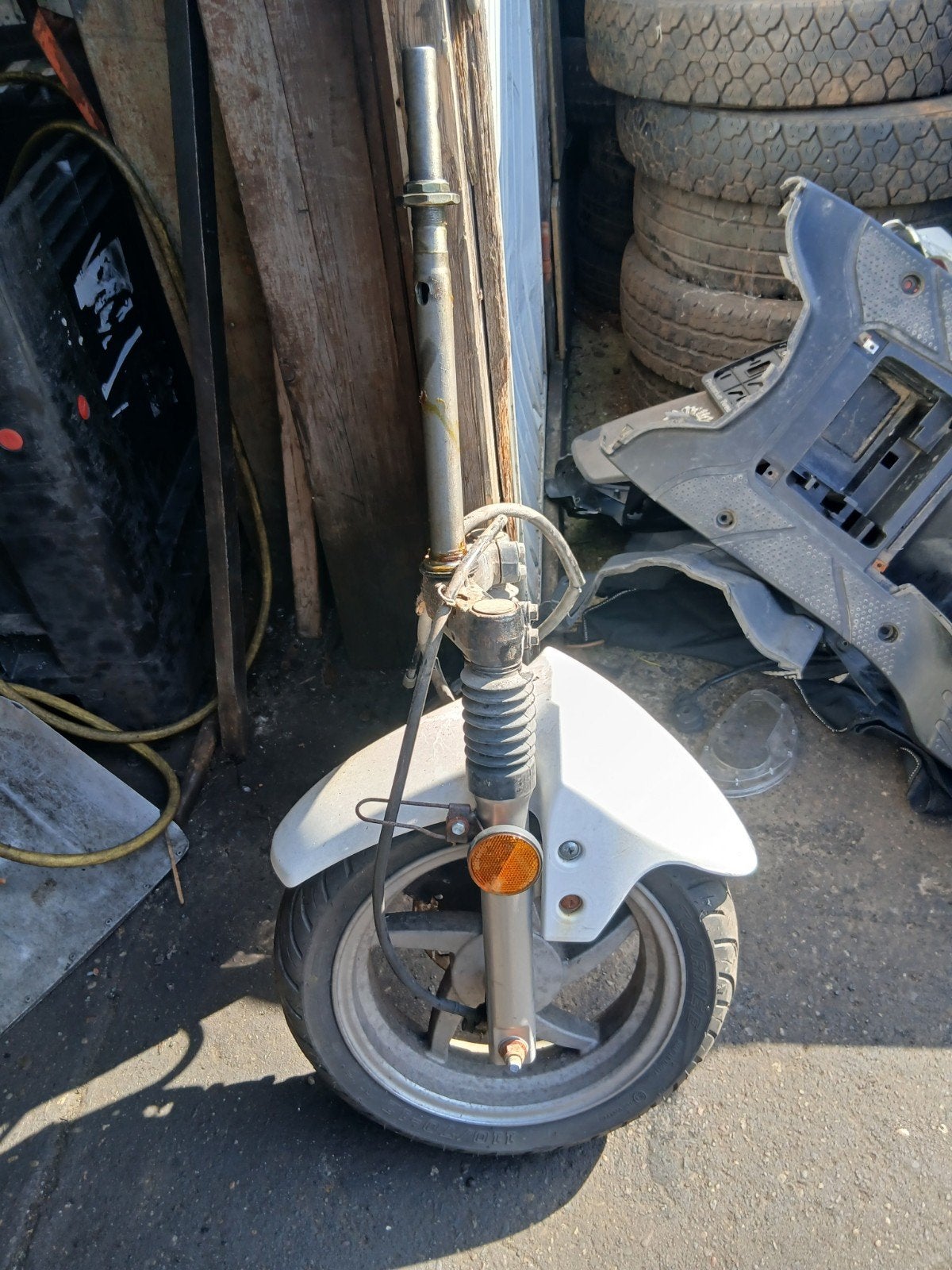 Sym xpro orbit 1,2 voorvork met spadbord wiel en rem, Ophalen, Gebruikt, Overige typen