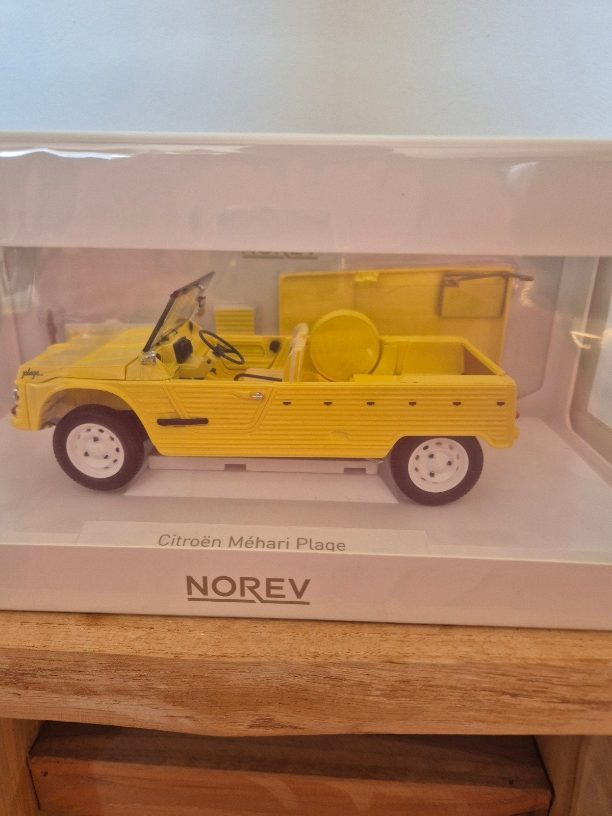 Norev Citroën Méhari Plage - Geel modelauto, Overige merken, Auto, Groter dan 1:32, Nieuw