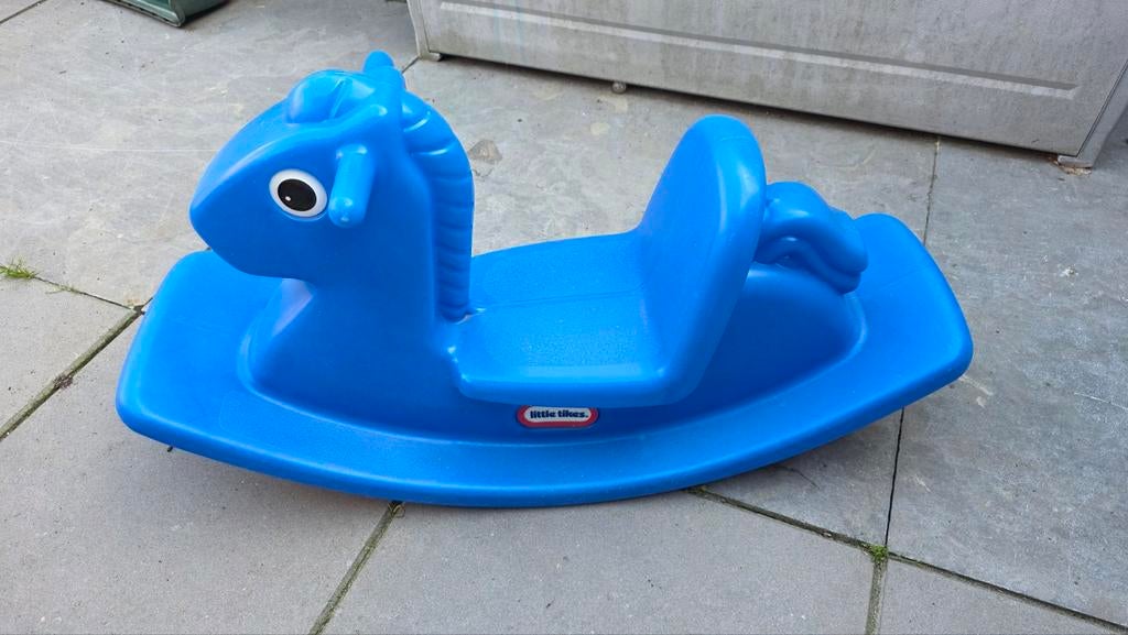 Little Tikes Blauw Schommelspeelgoed Paard, Kinderen en Baby's, Ophalen, Gebruikt, Jongen of Meisje
