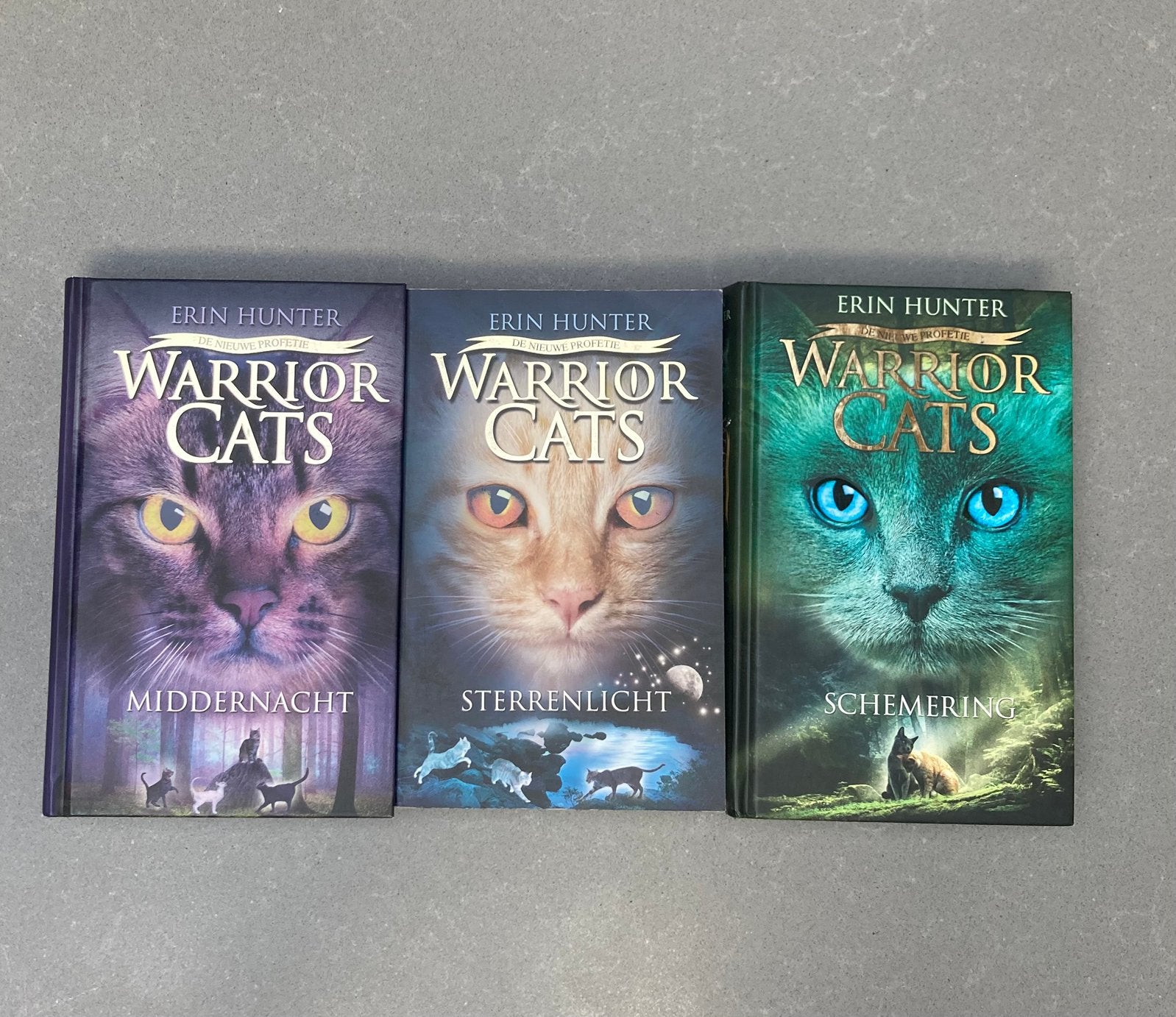 Warrior Cats, drie boeken van serie 2, Ophalen of Verzenden, Gelezen