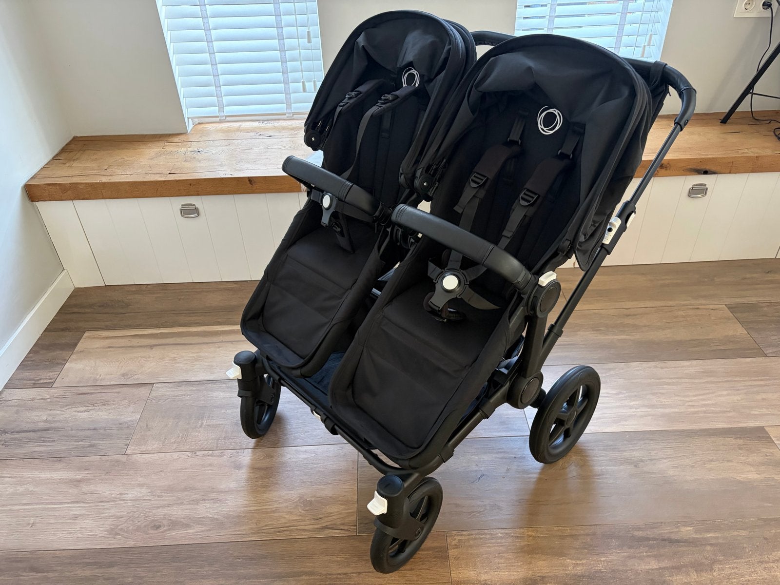 Bugaboo Donkey 5 Duo - ZGAN + garantie!, Ophalen, Zo goed als nieuw, Combiwagen, Duowagen
