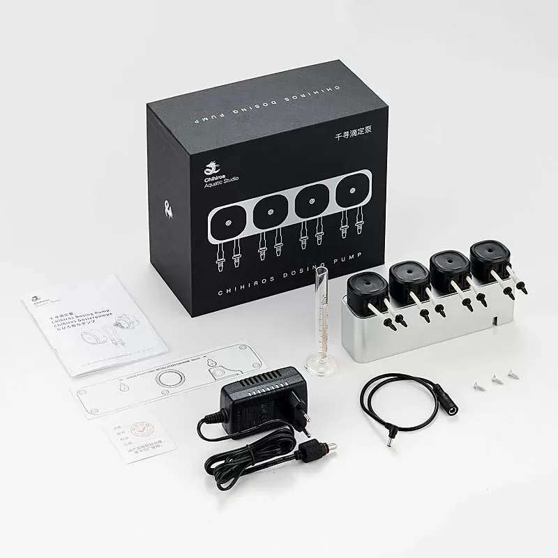 Chihiros 4-kanaals doseer + stirrer + flessen + dose adapter, Nieuw, Ophalen of Verzenden, Inclusief slangen, Chihiros