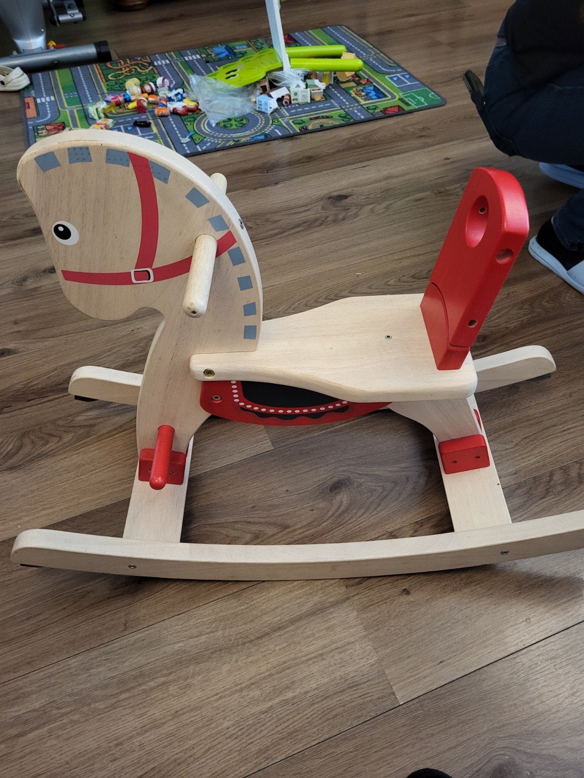 Houten hobbelpaard voor kinderen, Ophalen, Gebruikt